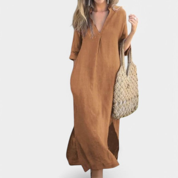 Olena | Vestido con escote elegante