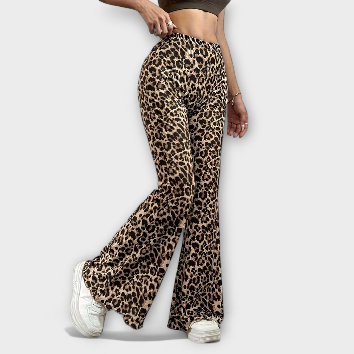 Bianca | Bootcut w panterkę