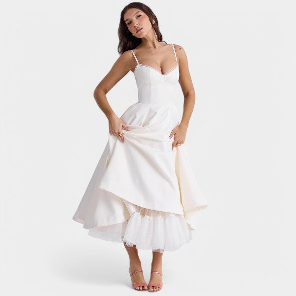 Stefania | Vestido midi de tul
