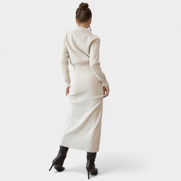 Lidia | Conjunto de jersey y falda