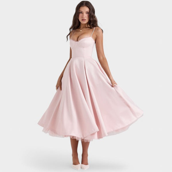 Stefania | Vestido midi de tul