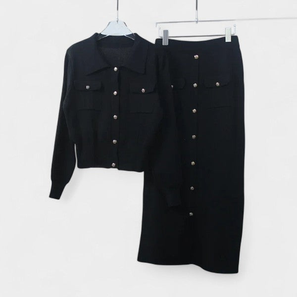 Lidia | Conjunto de jersey y falda