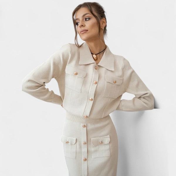 Lidia | Conjunto de jersey y falda