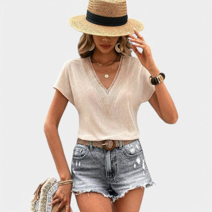 Anouk | Bluzka casual z dekoltem w serek