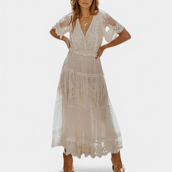 Noemi | Vestido midi romántico