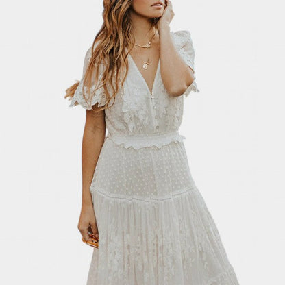 Noemi | Vestido midi romántico