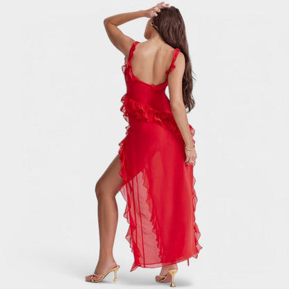 Zarina | Vestido versátil con volantes