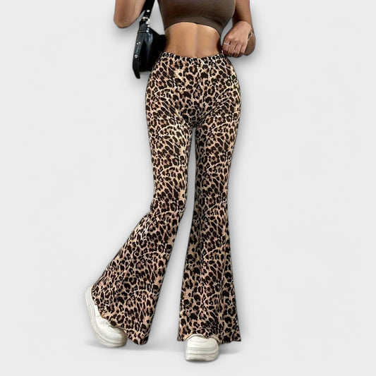 Bianca | Bootcut w panterkę