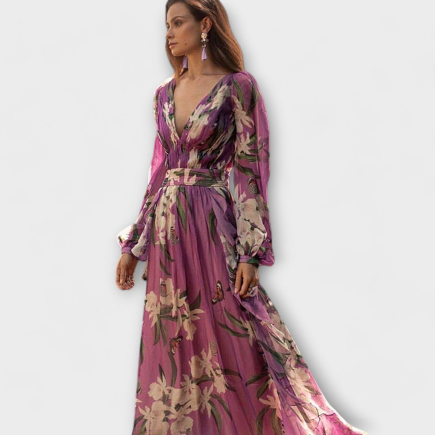 Valeria | Vestido maxi floral