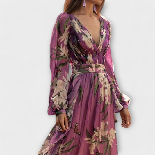 Valeria | Vestido maxi floral
