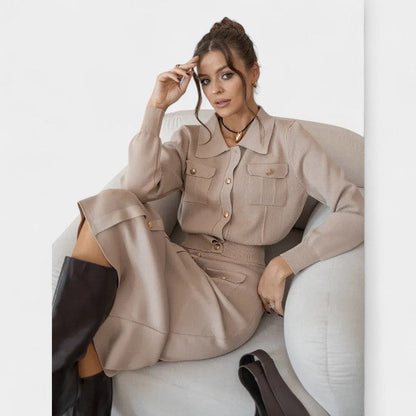 Lidia | Conjunto de jersey y falda