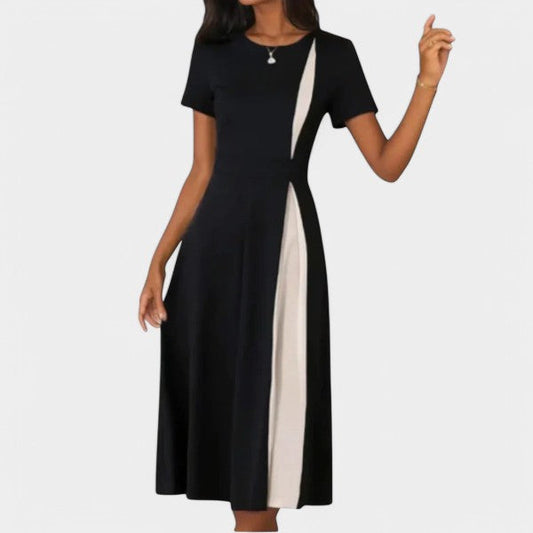 Nora | Vestido con diseño gráfico