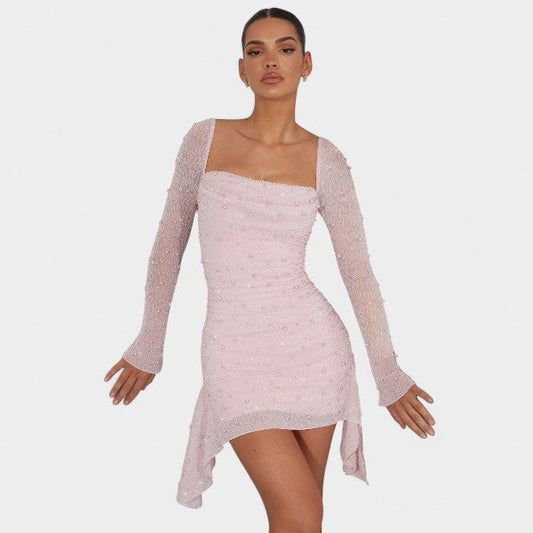 Nathalia | Vestido mini brillante