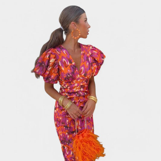 Celine | Vestido abullonado
